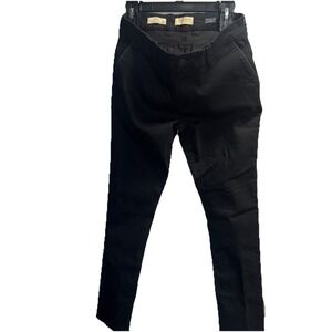 Scott James Pants‎ Mens 32x30 Black Slim Fit Chino Stretch Casual Pants Trousers